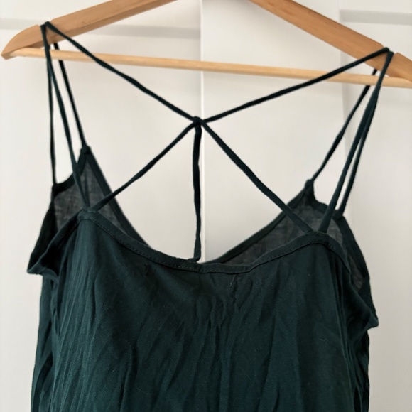Dark green open back top - Picture 2 of 4